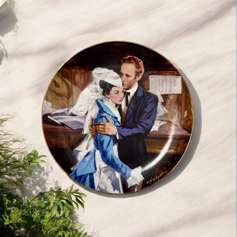 Vintage W.L. George Gone With The Wind “A Question of Honor” Collection Plate